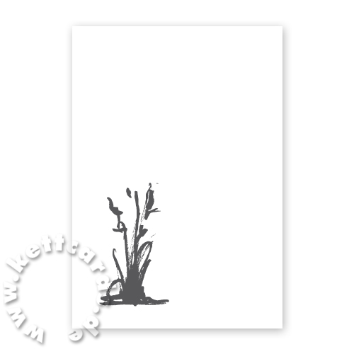 Schilf - grafisch schlichte Traueranzeigen