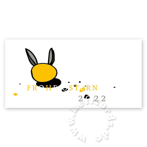 Frohe Ostern 2024, minimalistische Osterkarten