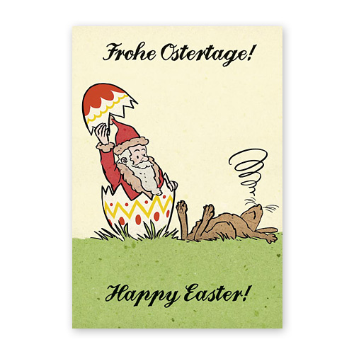 Frohe Ostertage! Happy Easter!, Osterkarten mit Text