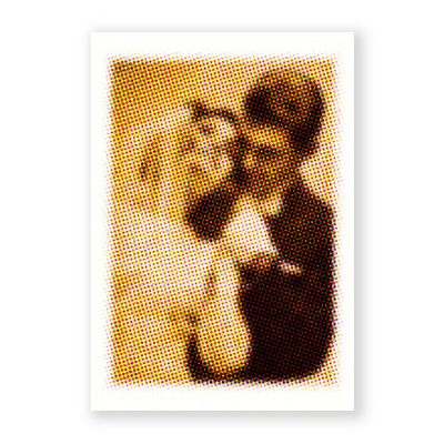 individuelle Hochzeitskarten mit dem Foto des Brautpaars
