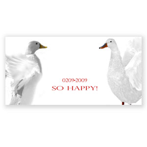 So happy, individuelles Design von Hochzeitskarten