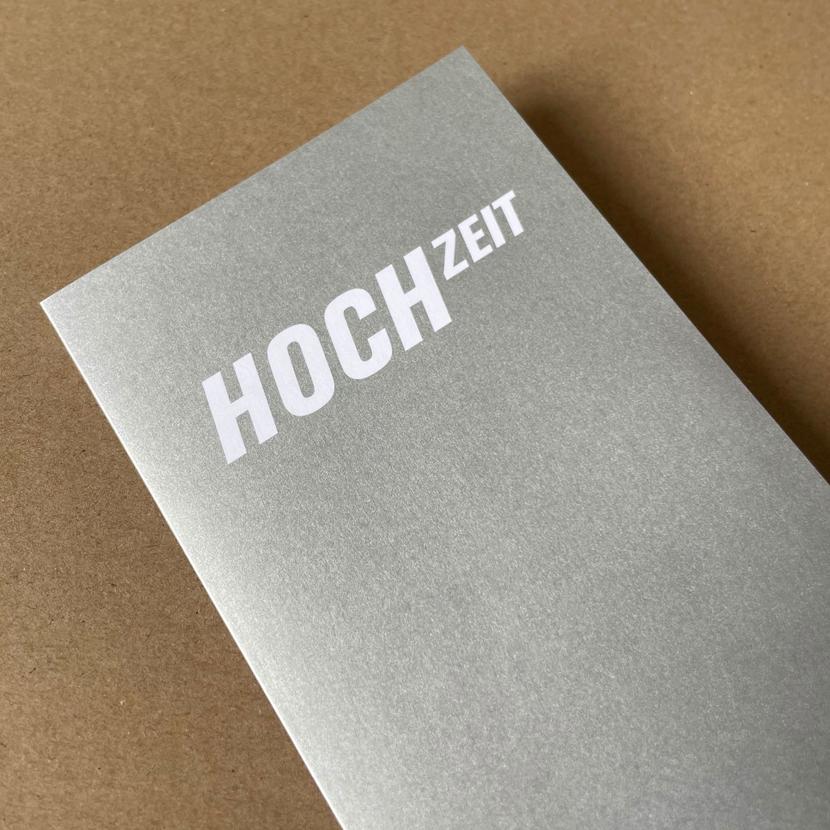 HOCHzeit. Edle Design-Hochzeitskarten nicht nur zur Silberhochzeit