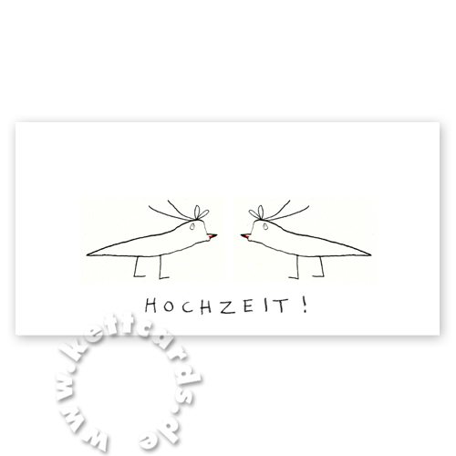 Braut und Braut, witzige Hochzeitskarten
