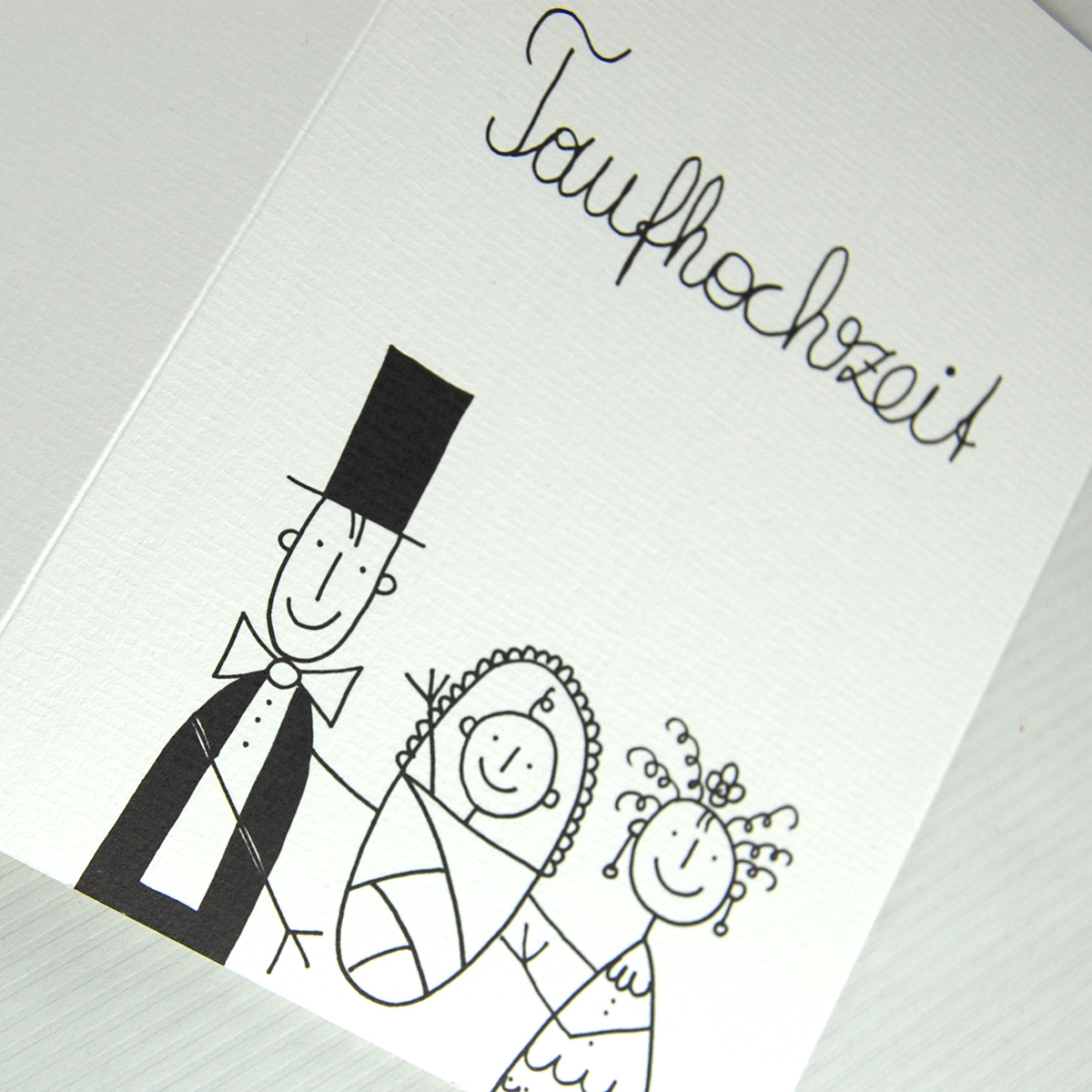 edle und dabei witzige Einladungen für die Taufhochzeit