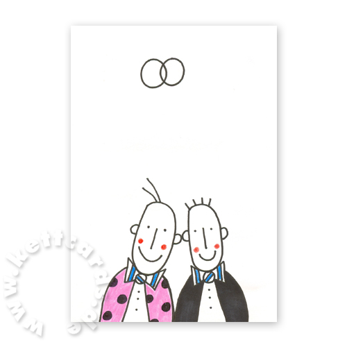 Hochzeitskarten für Männer