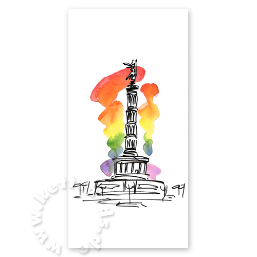 Gay Pride, tolle Karten aus Berlin