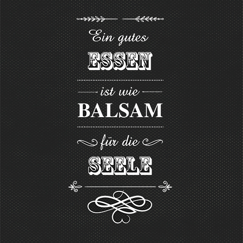Handlettering & Illustration Gutes Essen