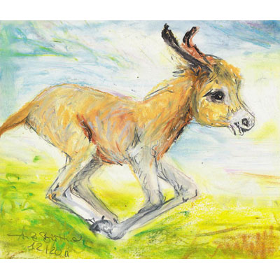 rennendes Eselchen, Kunst-Workshop für Kinder n Wuppertal