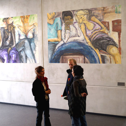 Kontakthof, großformatige Malerei und Gestaltung in Wuppertal