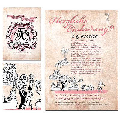 DAS FEST, Illustrationen und Grafikdesign
