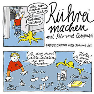 Rührei machen, Kochcomics