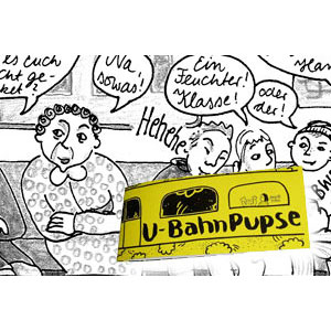 U-Bahn-Pupse, eine Comicgeschichte aus PupsPopelPipiKack