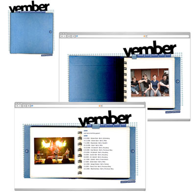 Vember, Webdesign