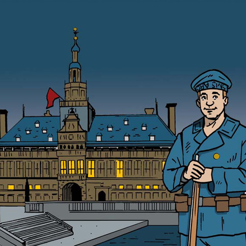 Emden unter der roten Fahne, Cartoons