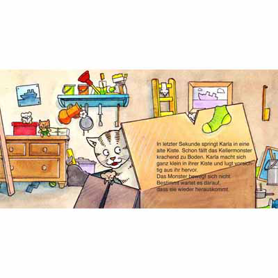 Karla versteckt sich, Kinder- Jugend- und Schulbuchillustrationen