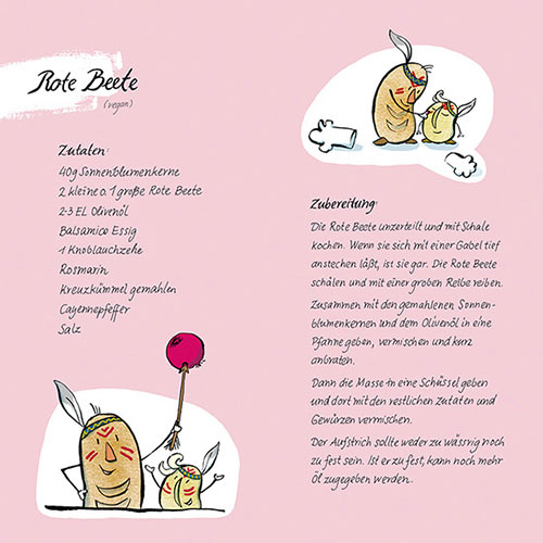 Konzeptionierung und Gestaltung eines Kochbuches, Illustrationen