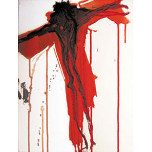 Christus am Kreuz - christliche, zeitgenössische Kunst