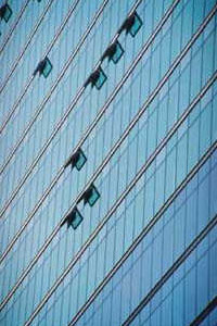 blue window, Digitaldruck auf Metallfolie auf Aludibond