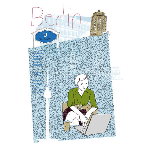 Berlin kreativ, Illustrationen für Schulbücher, Magazine und Zeitschriften