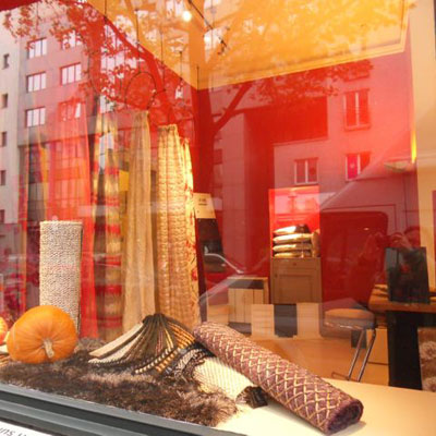 Schaufensterdekoration, Farb- und Einrichtungsberatung