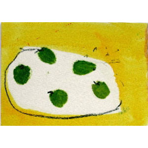 Pizza Olive, Malerei