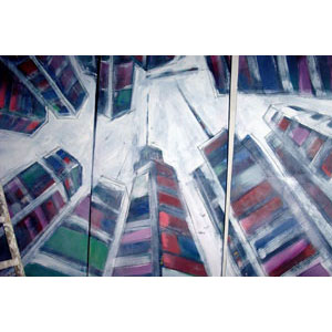 Skyline, Wandbild gestaltet nach Kundenwunsch