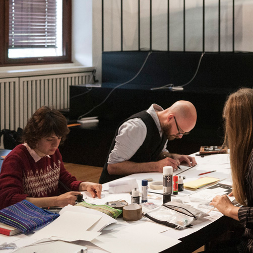 Natur als Vorbild, Comic-Workshop für das Lehrbuch Antropozen-Küche