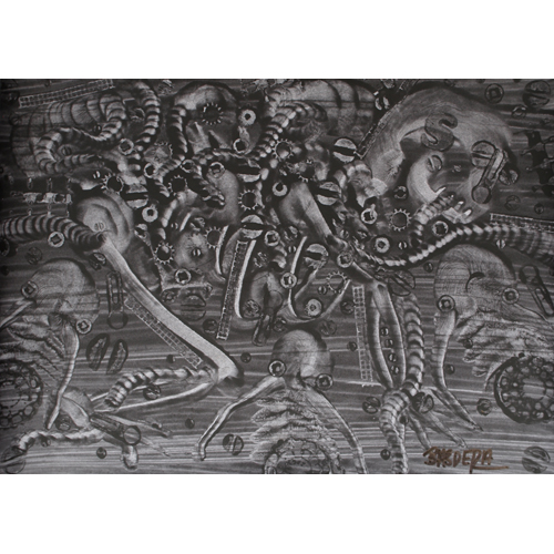 Anatomie der Vergänglichkeit, Malerei