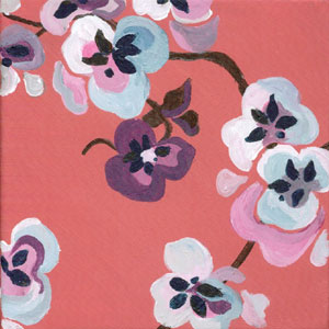 Orchidee, dekorative Malerei, affordable art
