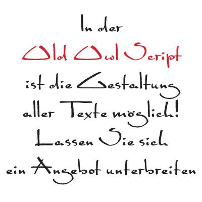 individuelle Handschrift für PC und Mac zum Download