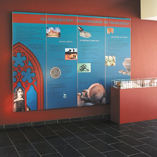 Infotafel Haus der Brandenburgisch-Preußischen Geschichte in Potsdam, Ausstellungsdesign