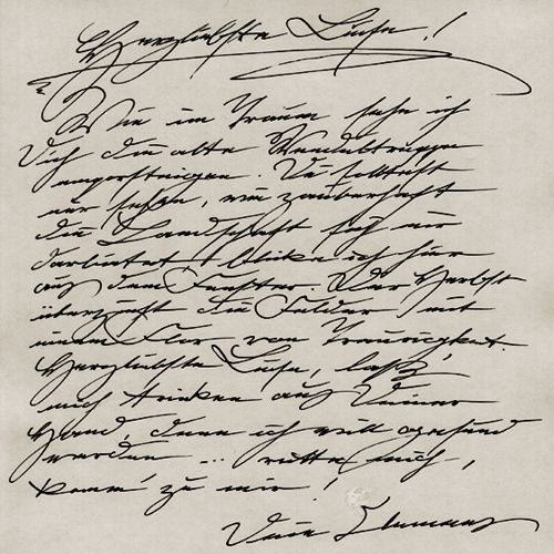 handschriftlicher Brief mit dem Gänsekiel, Hand-Double für eine historische Filmausstattung