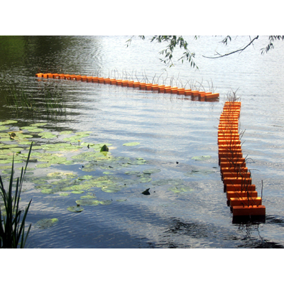 Orange Intervention, Rauminszenierungen