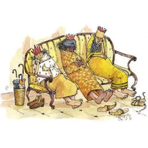 Nickerchen (schlafende Dreikönige), christliche Illustrationen