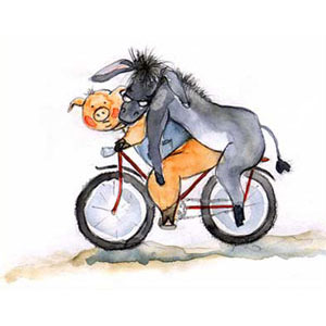 Bauer Schlauer fährt zur Stadt, Illustrationen für Kinderbücher
