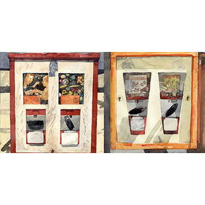Kaugummi-Automat, Illustrationen