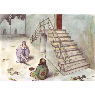 Niels Stensen als Priester in Hamburg, Illustrationen