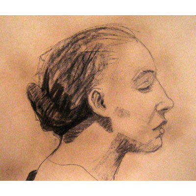 Das Porträt: Porträt einer jungen Frau im Profil, Zeichen-Workshop