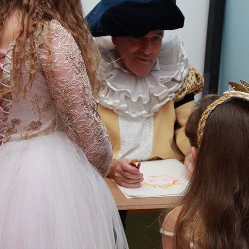 Fasching für Kinder, Kiew, Porträtzeichner für Veranstaltungen