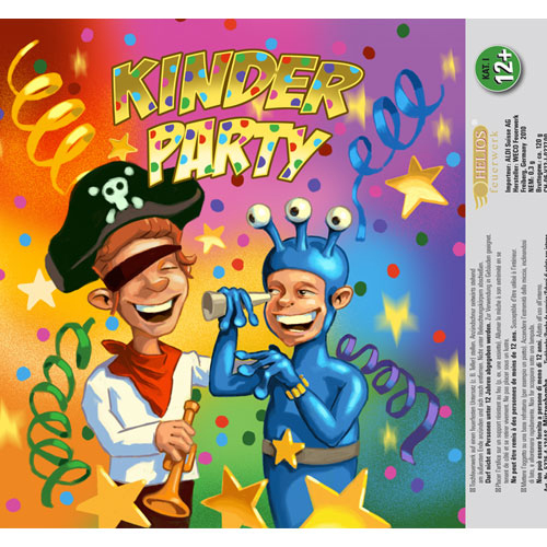Illustration für ein Tischfeuerwerk, Verpackungsdesign