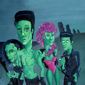 The Cramps, Illustration für eine Band