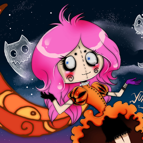 Zombie Doll, Illustrationen im Manga-Stil