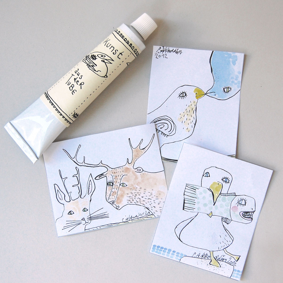 Kunst aus der Tube, Multiples - tolle Geschenkideen!