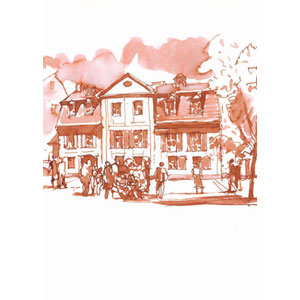 Schillerhaus in Weimar, Zeichentusche und Tinte
