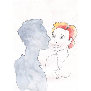 Die Redhead Stories, Aquarell und Bleistift auf Zeichenkarton, Illus