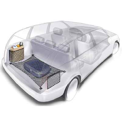 Sicherungsnetz fürs Auto, technische Illustrationen