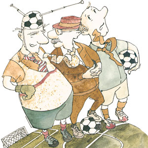 Alte Herren, Cartoon