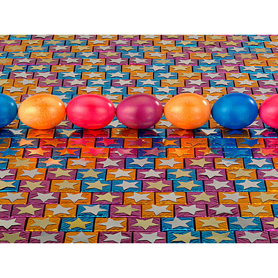 Weihnachtliche Vorfreude schon zu Ostern?, inszenierte Photographie