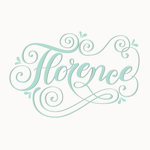 Florence, Handlettering, Auftragsarbeiten