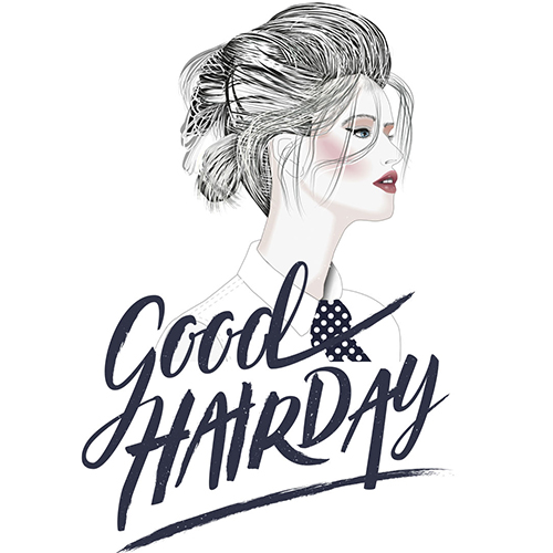 Good Hairday, Handlettering